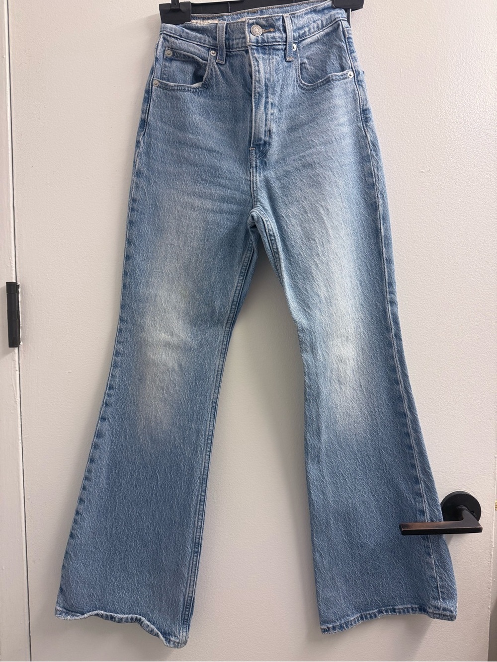 Levi's Light Blue High-Rise Flare Jeans